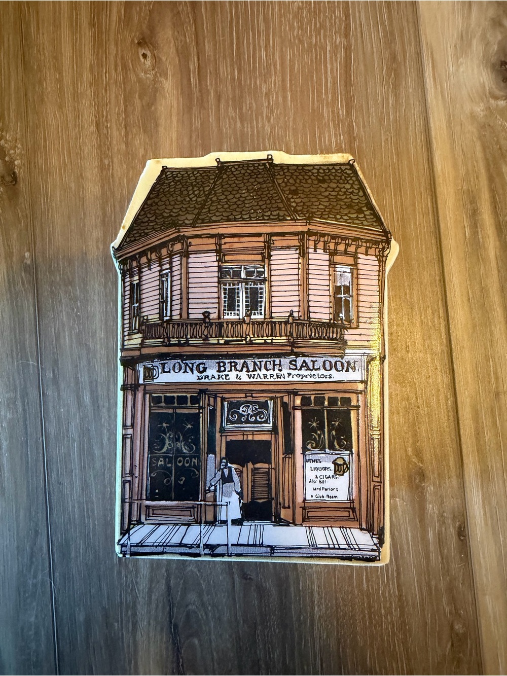Vintage Old West Main Street General Store Canister Enesco 1980 Japan J. Downs
